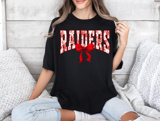 Raiders Floral Bow brandedbybarta