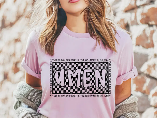 Checkered Amen brandedbybarta