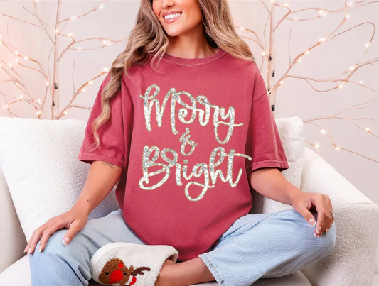 Merry & Bright Faux Glitter brandedbybarta