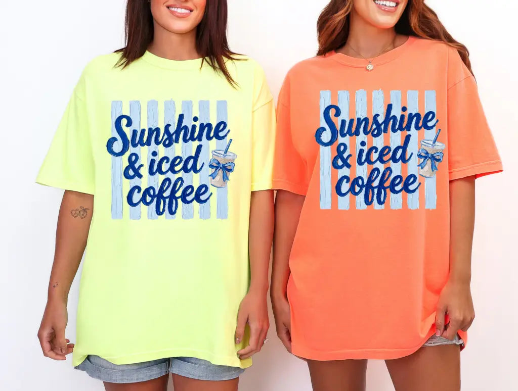 Sunshine & Iced Coffee Stripes brandedbybarta