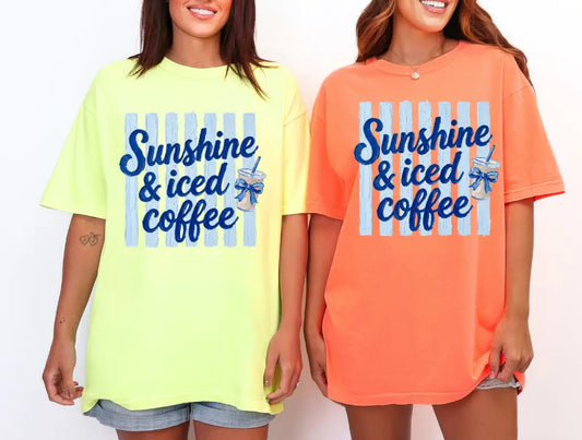 Sunshine & Iced Coffee Stripes brandedbybarta