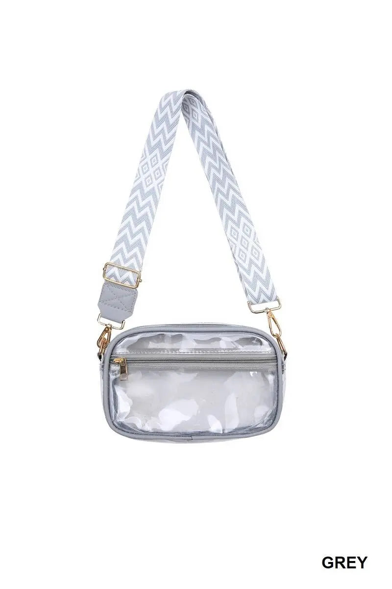 GameDay Clear Crossbody Bag Stadium approved - Branded By Barta