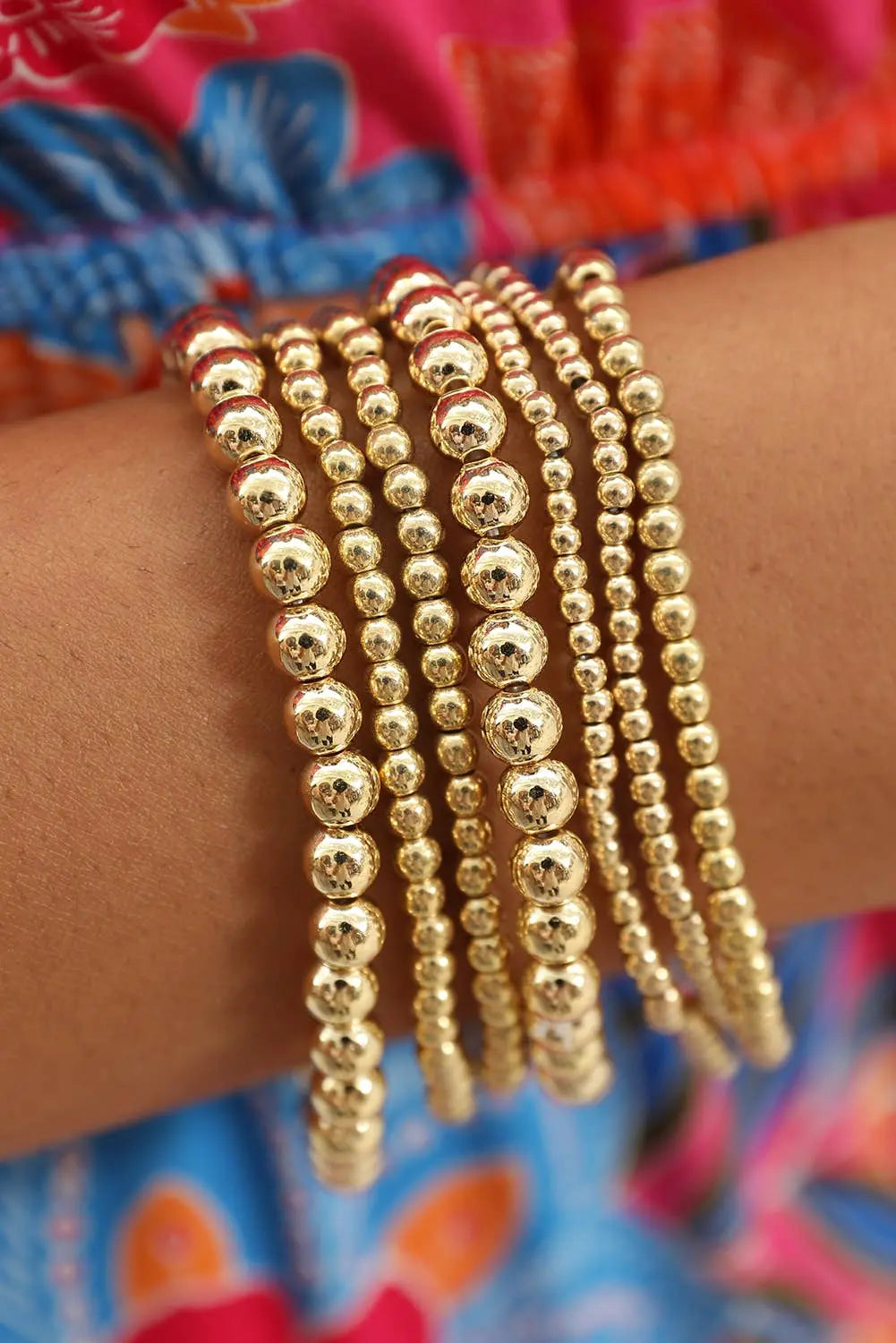 LDC 7pcs/Set Minimalist Beaded Luxury Bracelet Set Little Daisy Closet