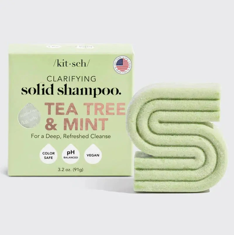 Tea Tree & Mint Clarifying Shampoo Bar KITSCH