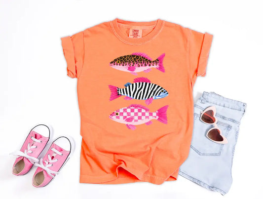 Groovy Pattern Trendy Fish brandedbybarta