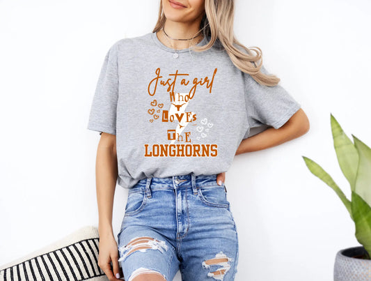 Just A Girl Who Loves The Longhons brandedbybarta