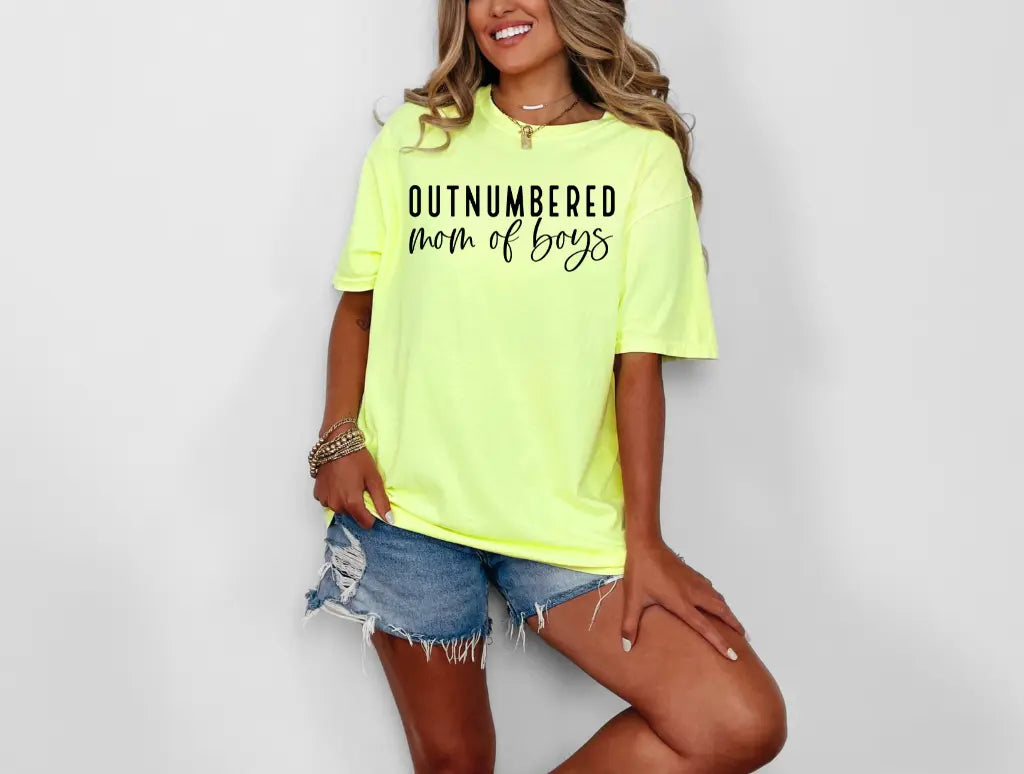 Outnumbered Mom Of Boys Black brandedbybarta