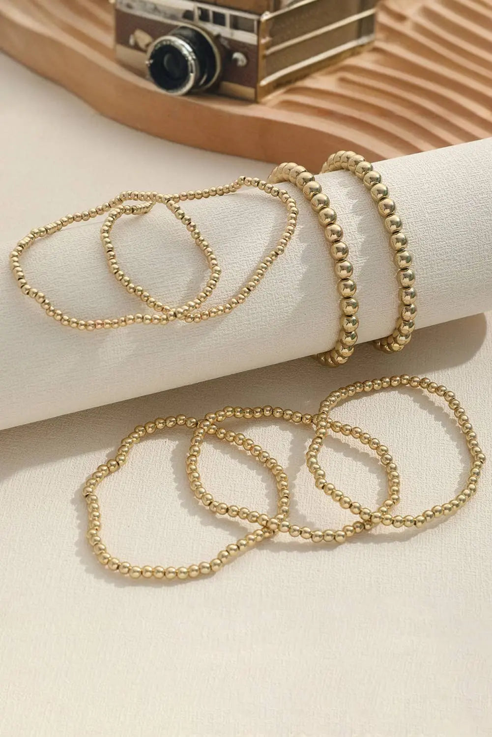 LDC 7pcs/Set Minimalist Beaded Luxury Bracelet Set Little Daisy Closet