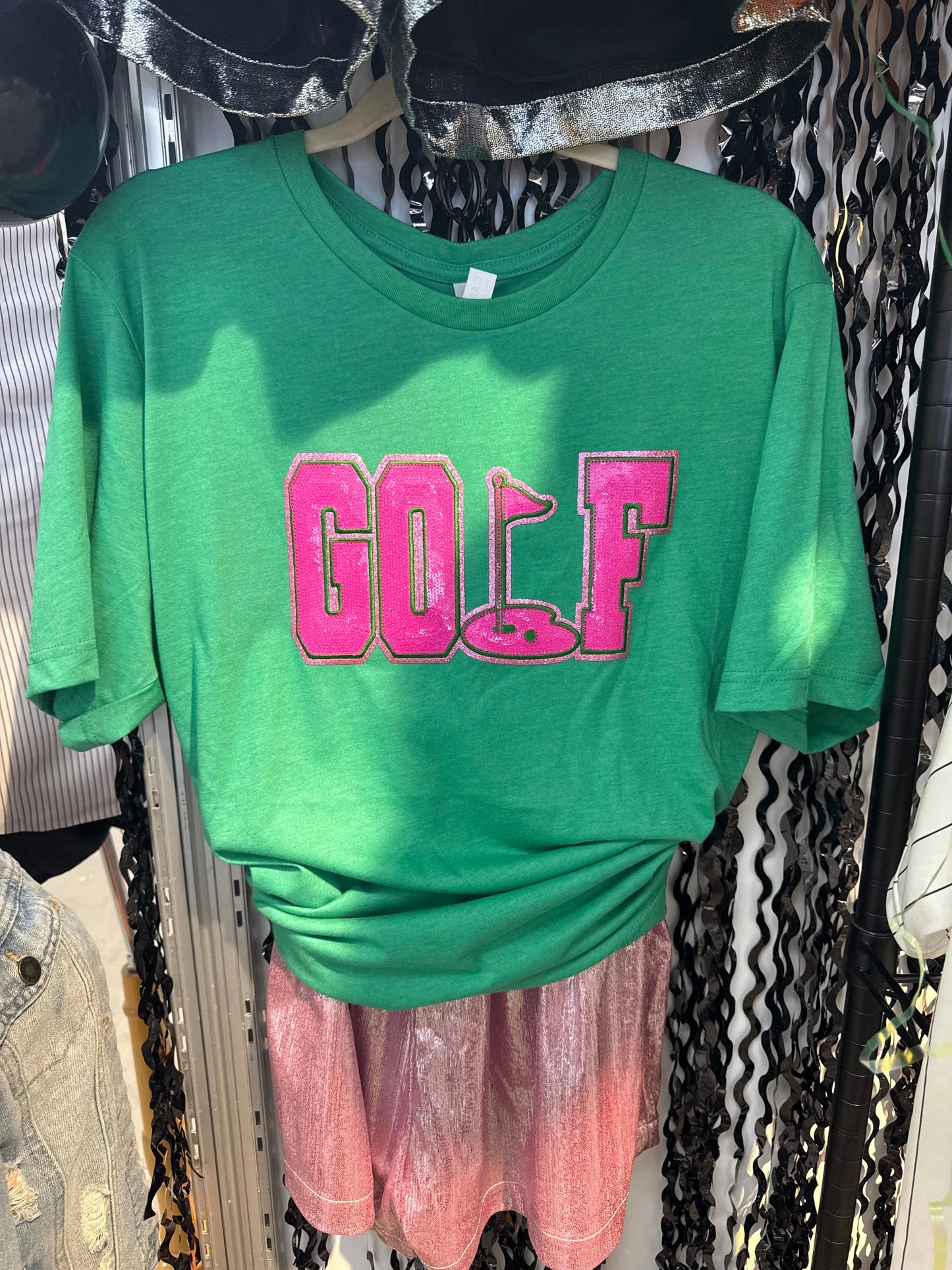 Golf Glitter Patch Tee Branded By Barta
