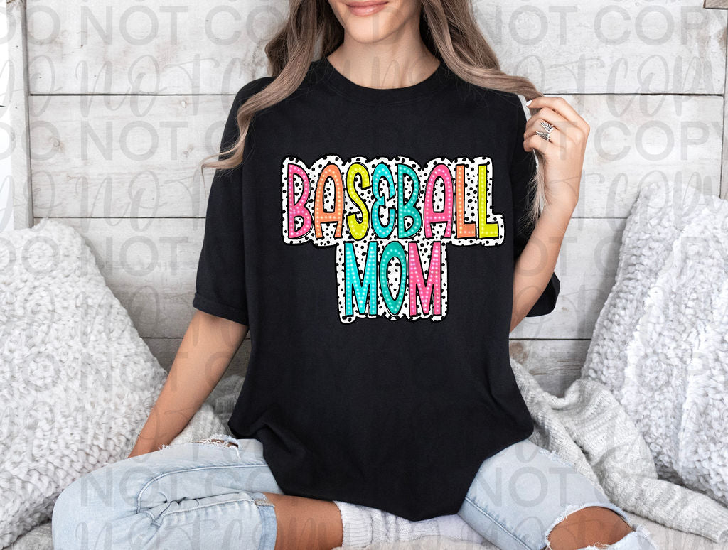 Baseball Mom Neon