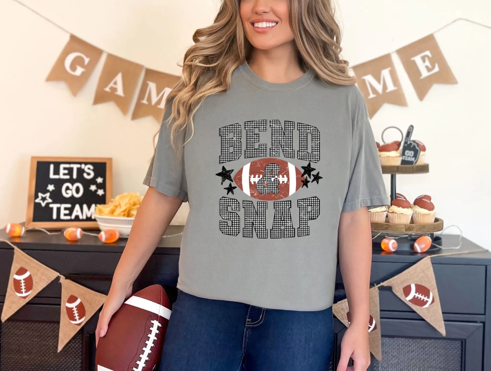 Bend & Snap Football Graphic brandedbybarta