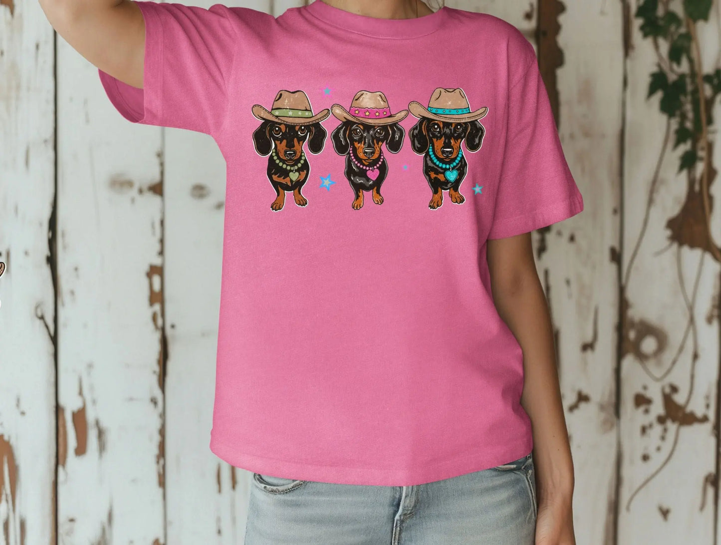 Cowboy Hat Dachshund Graphic brandedbybarta