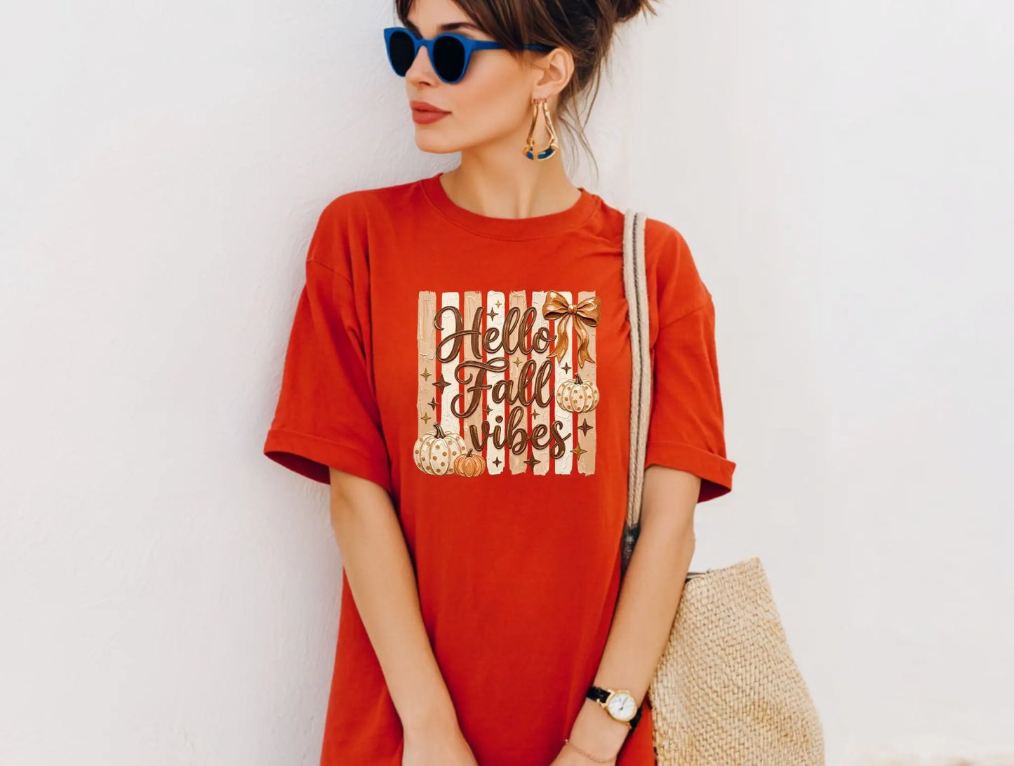 Hello Fall Vibes Graphic brandedbybarta