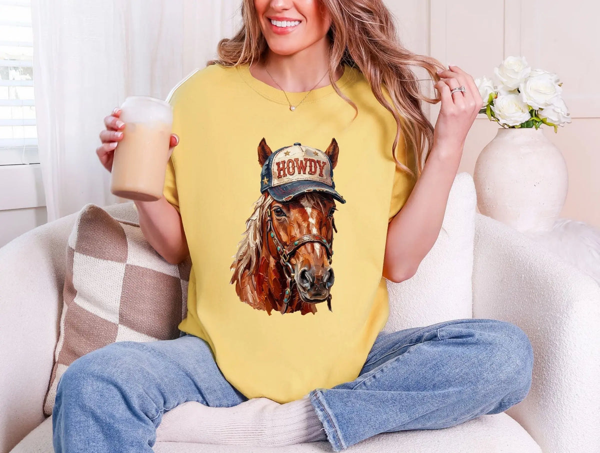 Howdy Horse Western Graphic brandedbybarta