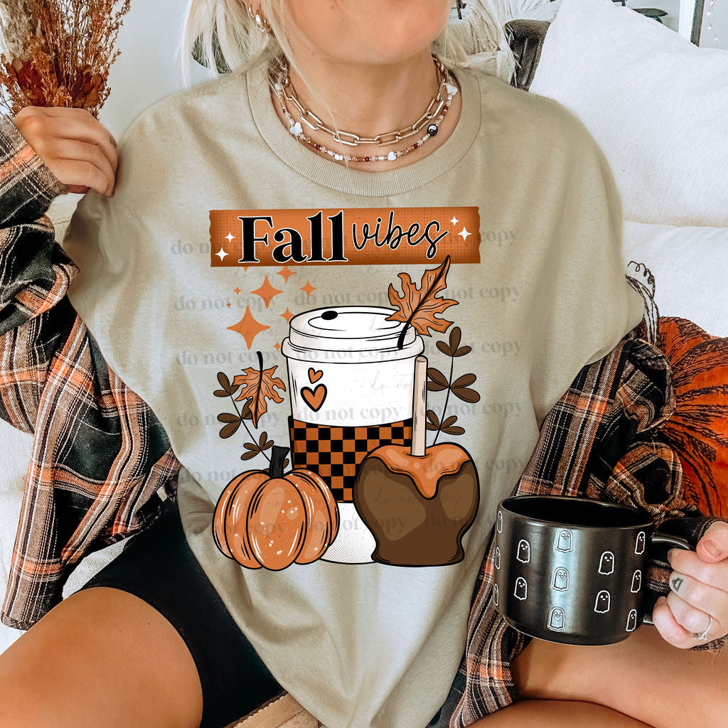 Fall Vibes Coffee Apple