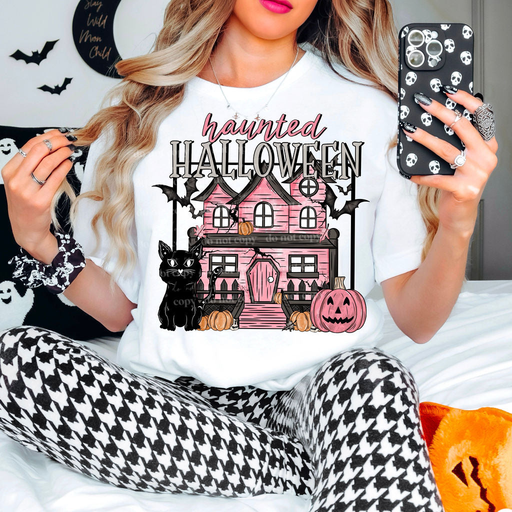 Haunted Halloween Pink