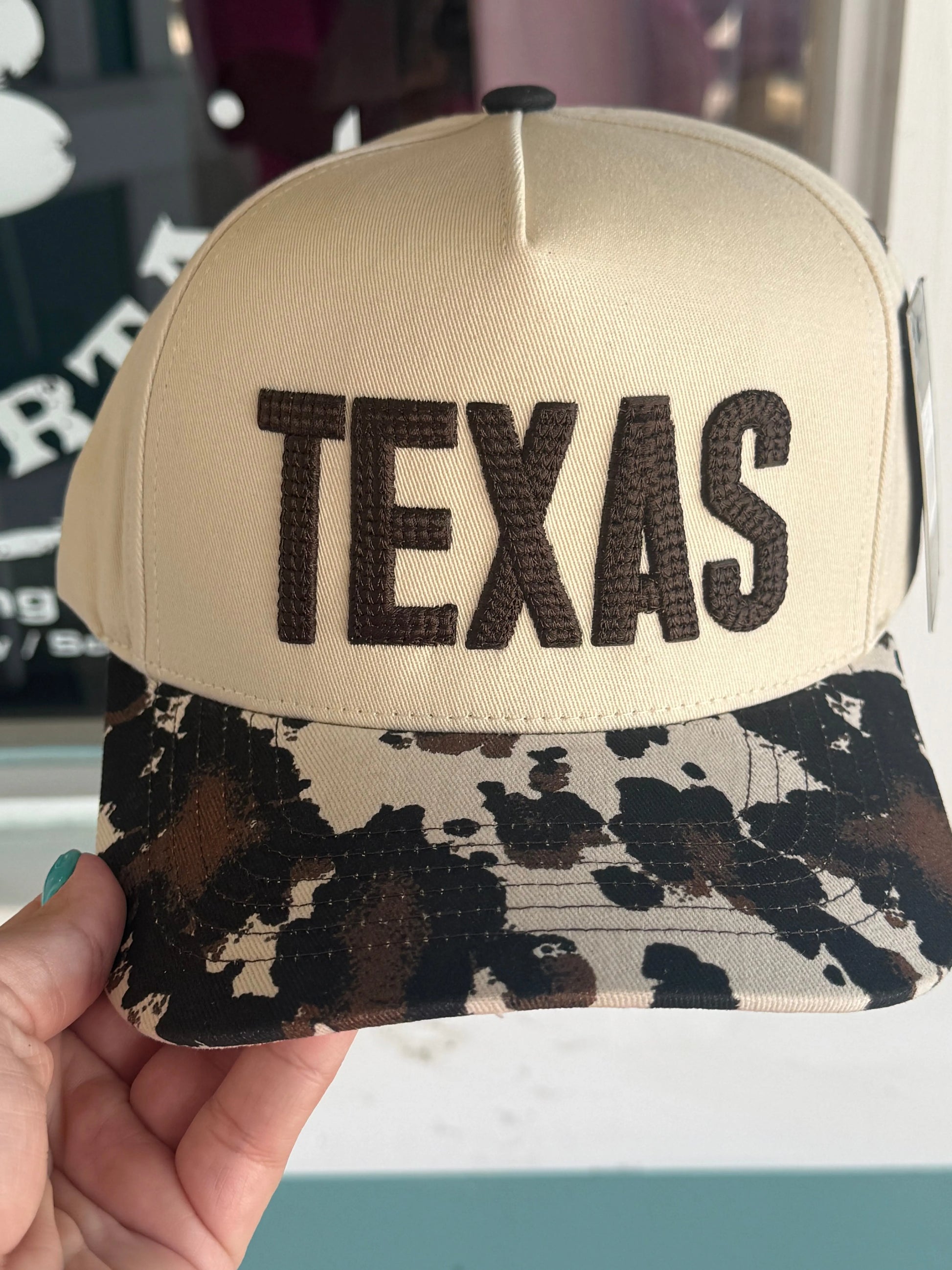 Cow Print Texas Hat Girlie Girl Originals