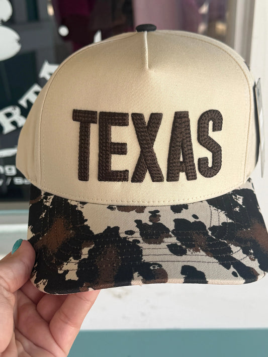 Cow Print Texas Hat Girlie Girl Originals
