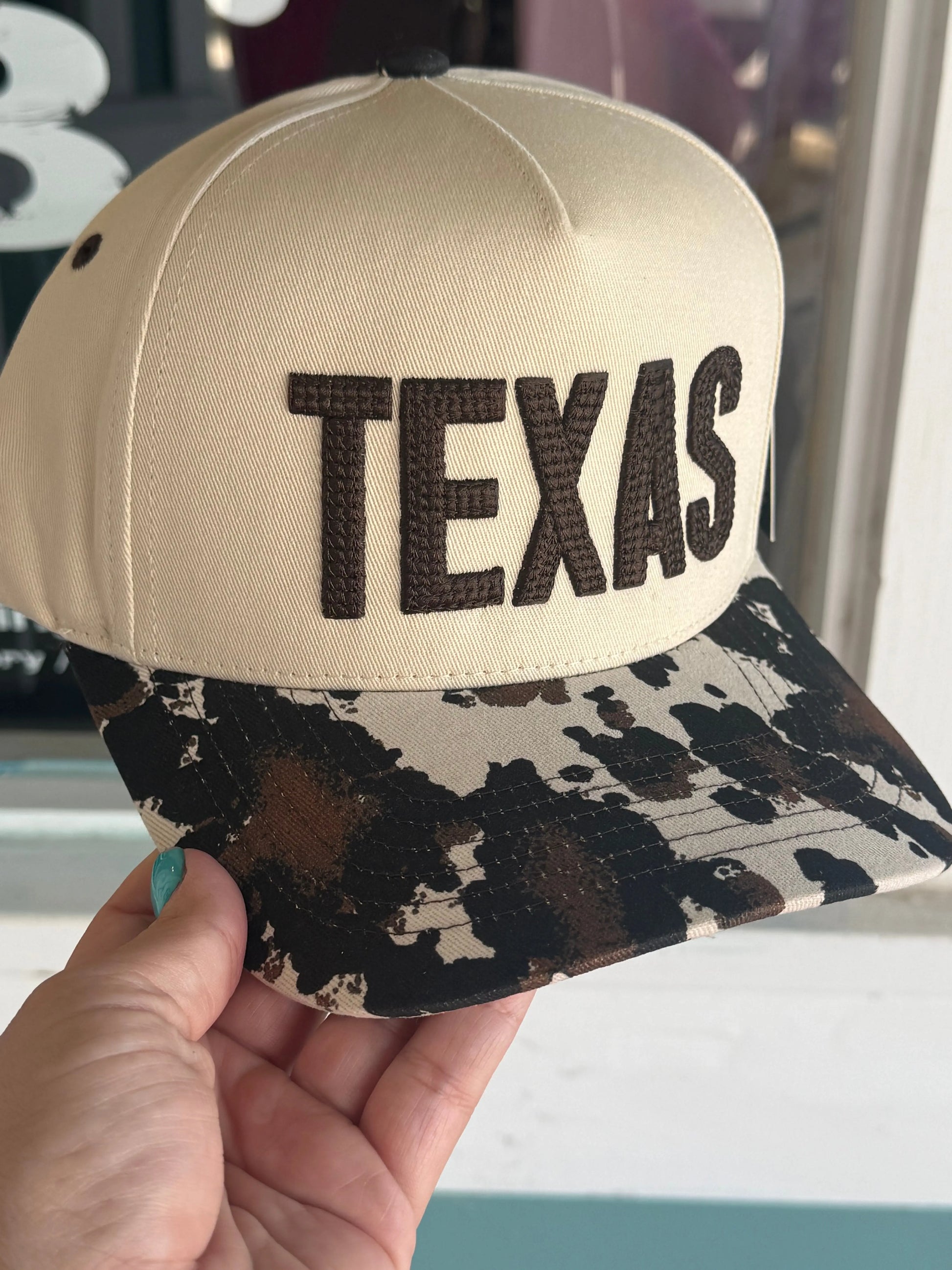 Cow Print Texas Hat Girlie Girl Originals