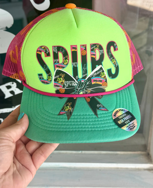 Spurs Colorfol Bow Hat none
