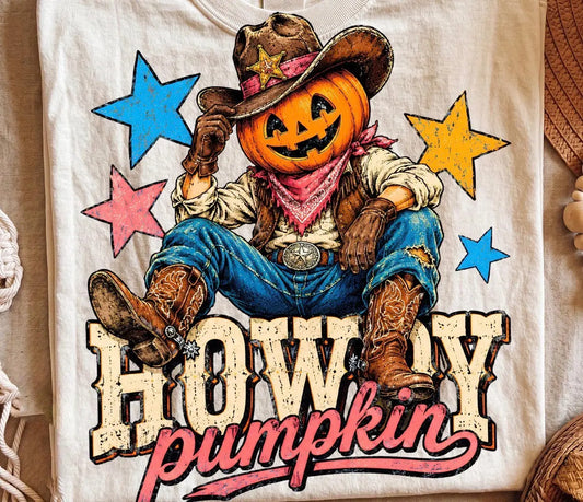 Howdy Pumpkin Western Graphic brandedbybarta