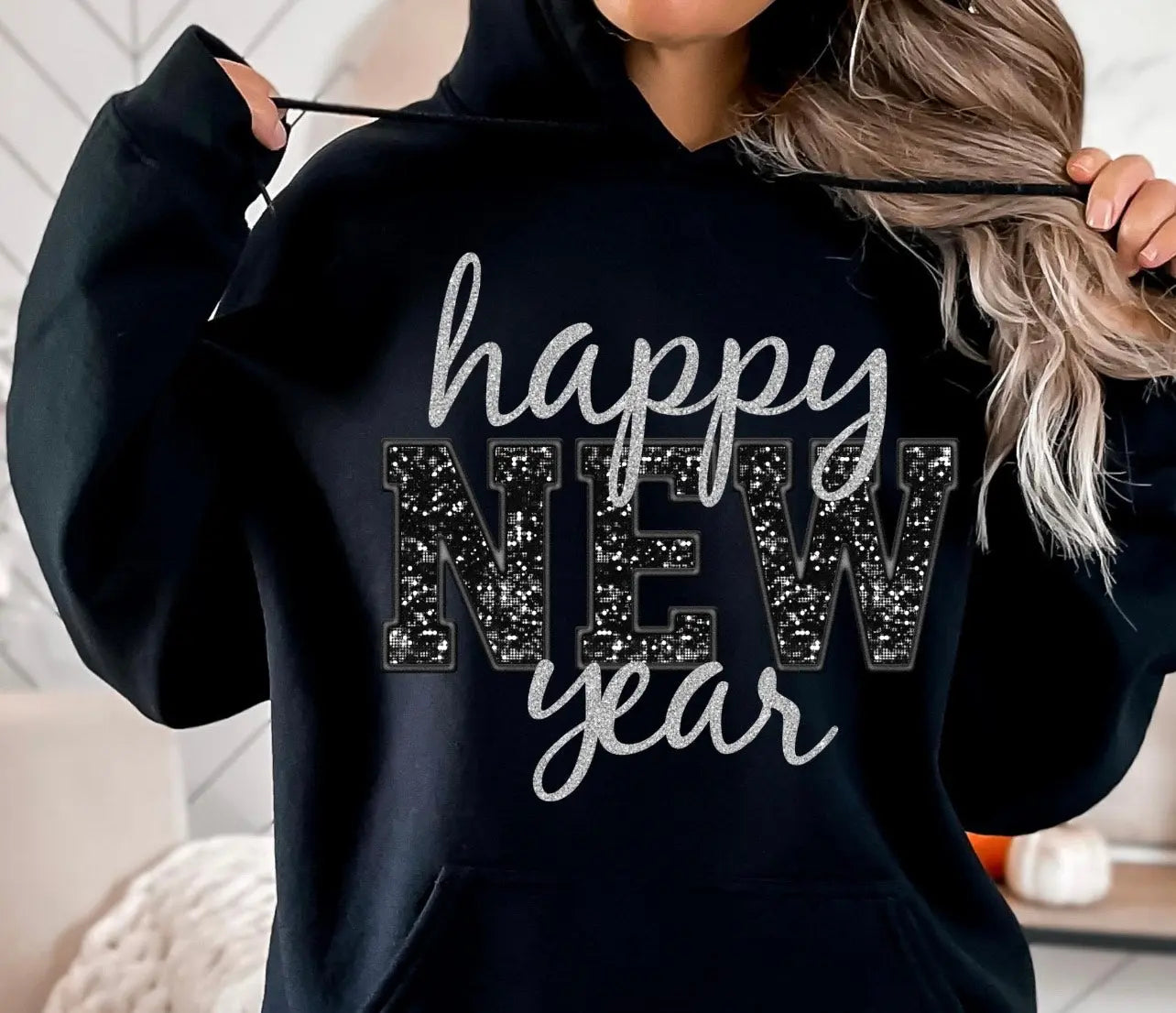 Happy New Year faux glitter - Branded By Barta