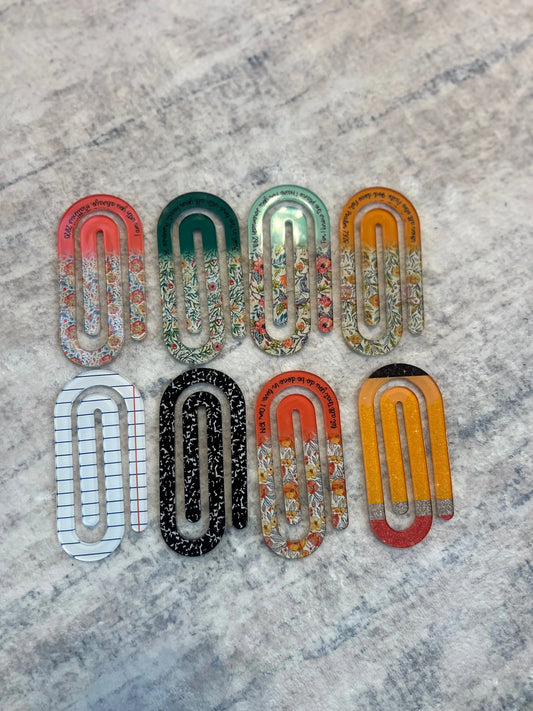 Teacher Paperclip with Quote Fashion City