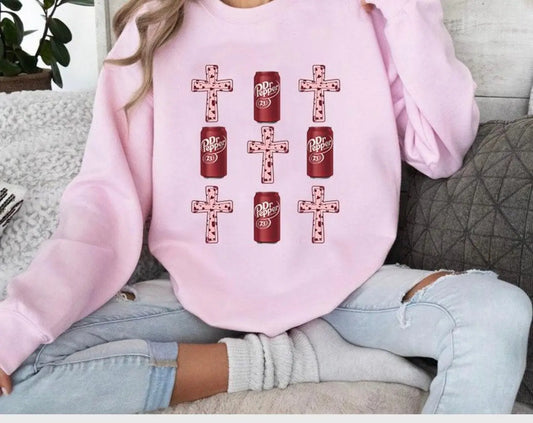 Dr Pepper collage with cross - Branded By Barta