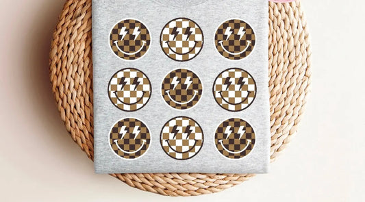 Checkered smile collage - Branded By Barta