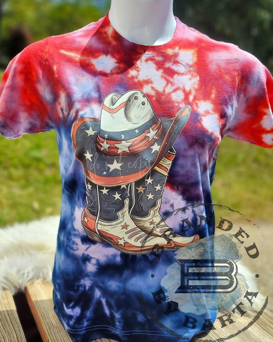 4th of July Icey Boots Tee