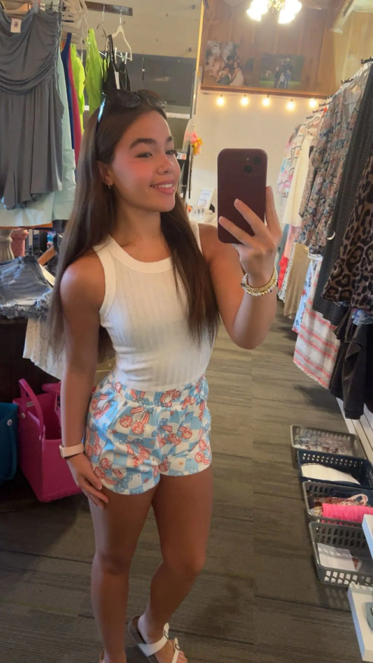 4th of July Shorts Branded By Barta