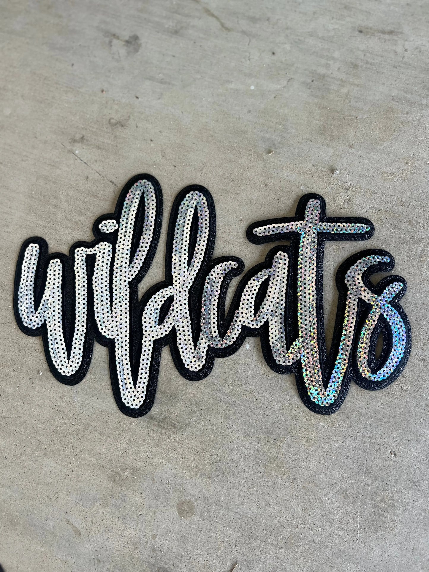 Wildcat Halographic Blk/Siver Sequin brandedbybarta