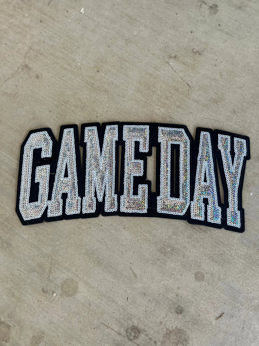 Game Day Blk/Siver Sequin brandedbybarta