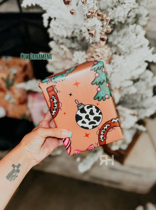 Christmas Wrapping Paper Branded By Barta