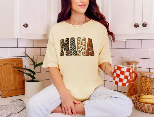 Mama Halloween Patchwork Graphic brandedbybarta