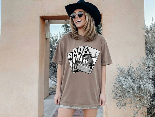 Western Four Aces Cowboy Graphic brandedbybarta
