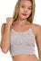 Washed ribbed seamless double strap brami BBB Powered By ODS