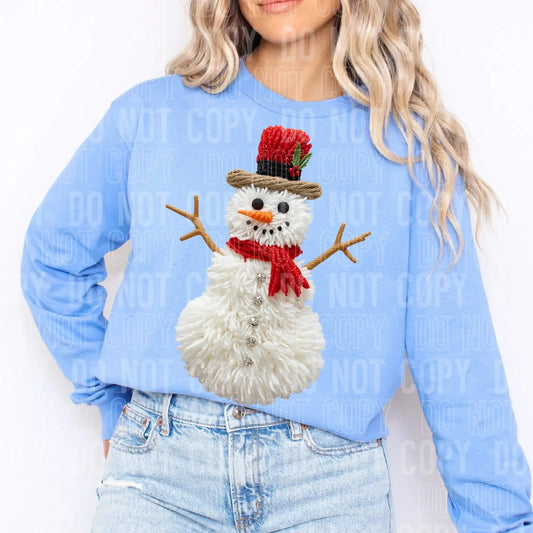 Yarn Snowman (Copy) brandedbybarta