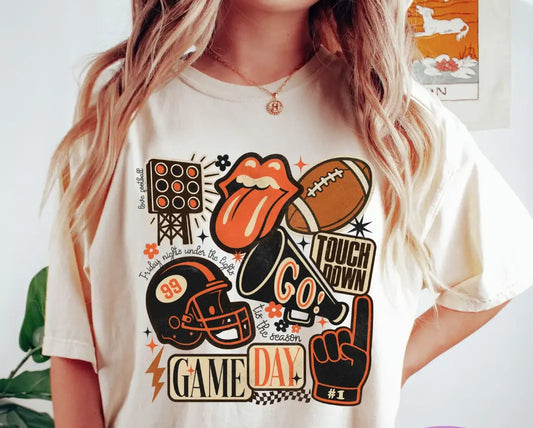 Game Day Orange & Black brandedbybarta