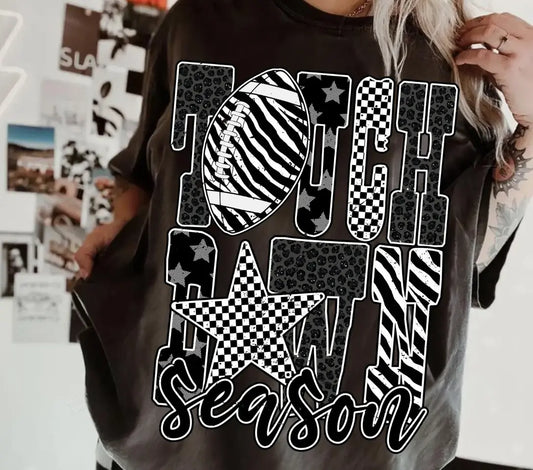 Touchdown Season Checkered Animal Print brandedbybarta