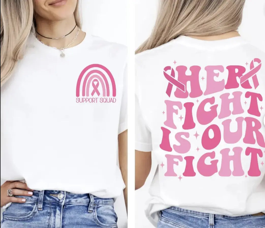 Her Fight Is Our Fight Graphic Tee/Crew Branded By Barta