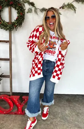 CHRISTMAS CLOUD CARDIGAN Branded By Barta