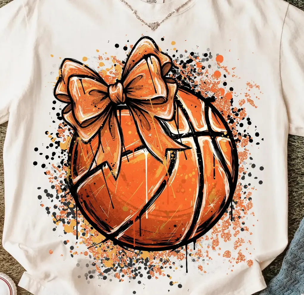 Basketball W/ Bow brandedbybarta