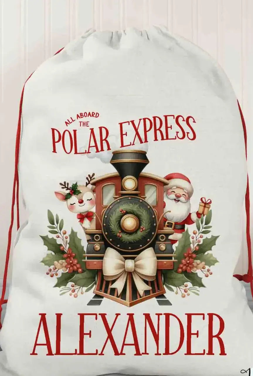 Polar Express Santa Sack Transfer Branded By Barta