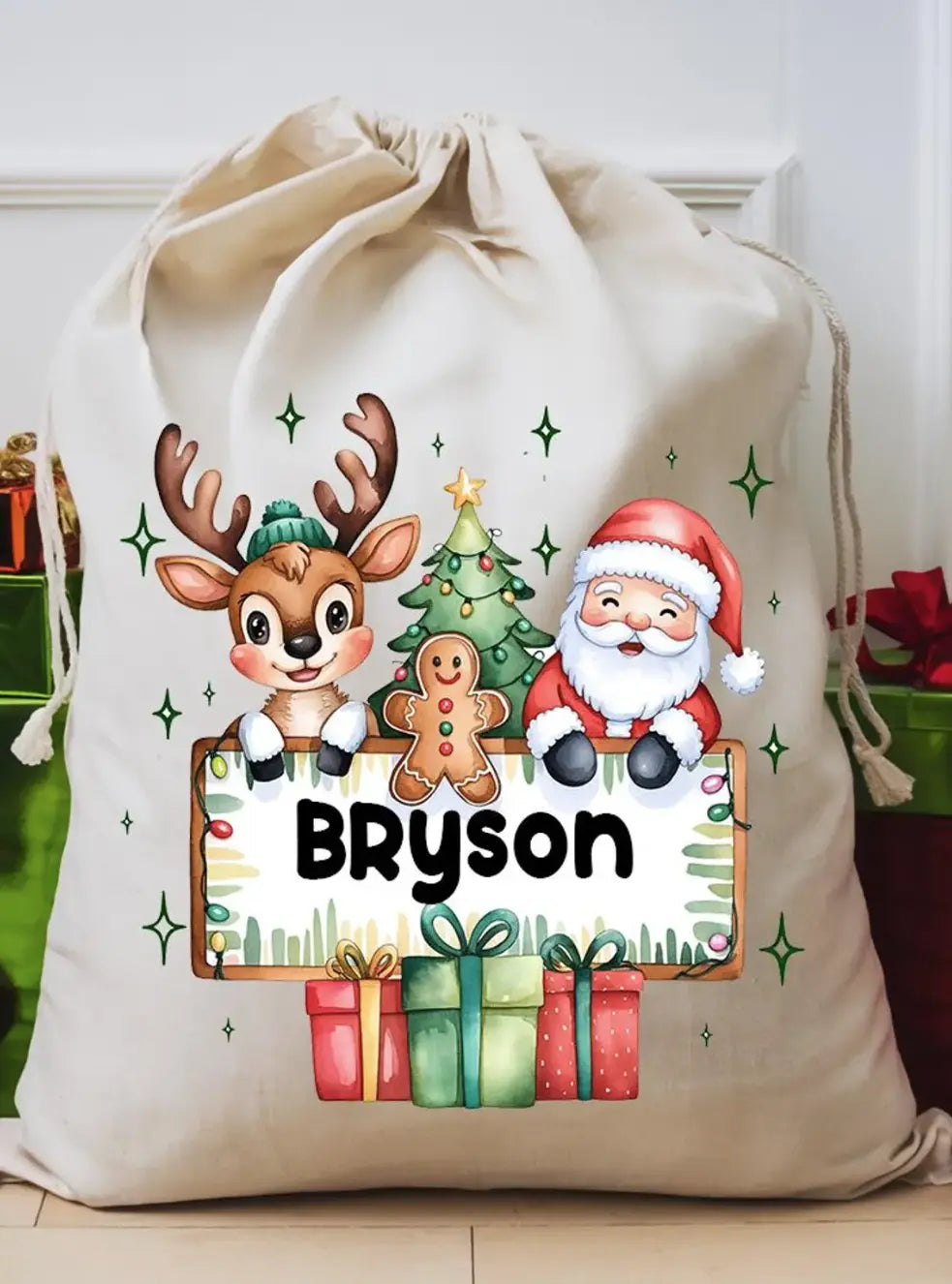 Boy Christmas Santa Sack Branded By Barta