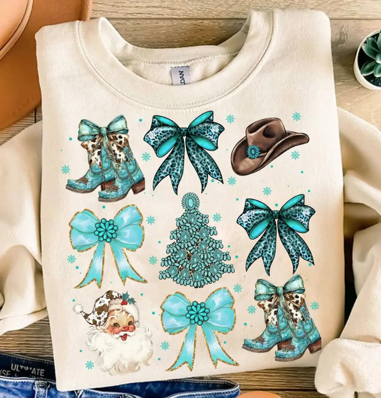 Turquoise Christmas brandedbybarta