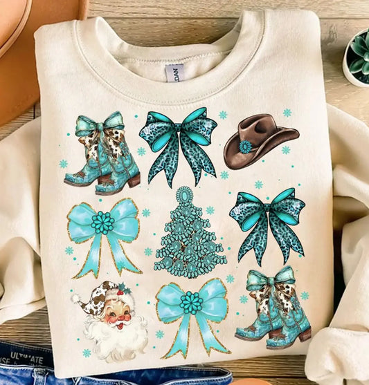 Turquoise Christmas brandedbybarta