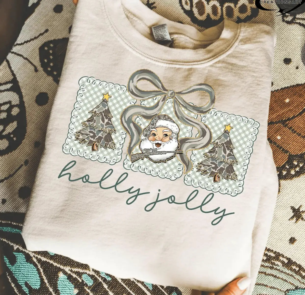 Camo Holly Jolly brandedbybarta