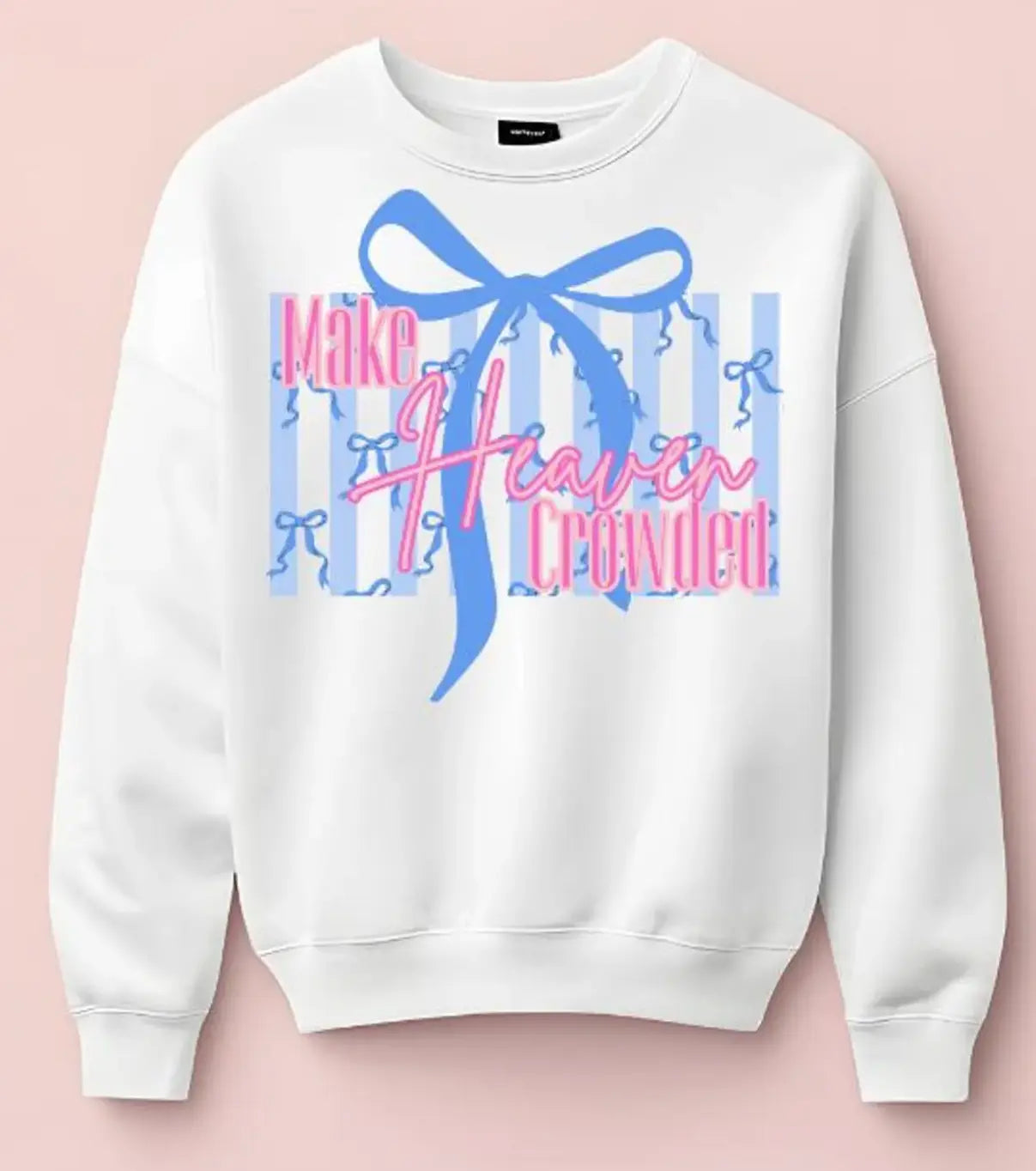 Make Heaven Crowded Coquette Bow brandedbybarta