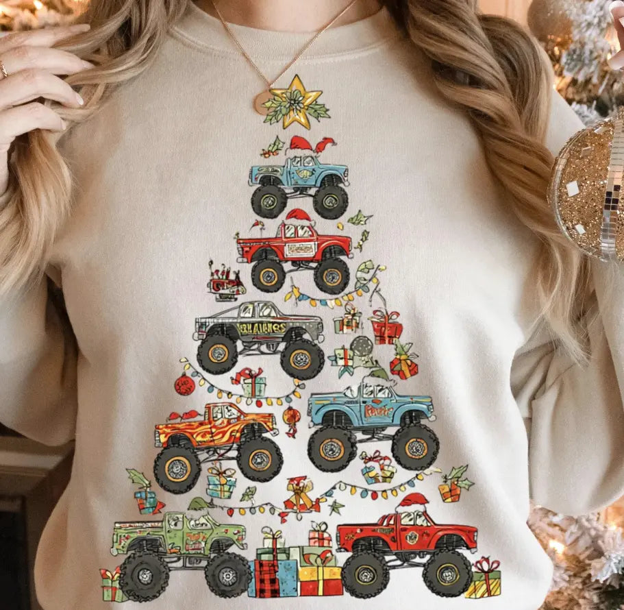 Monster Truck Christmas brandedbybarta